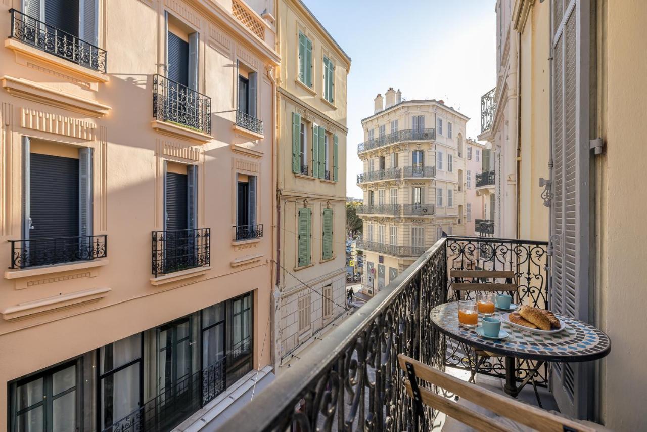 Appartement 2P Centre De Cannes Avec Balcon Exteriör bild